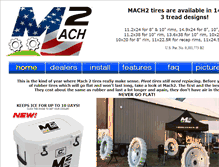 Tablet Screenshot of mach2tires.com